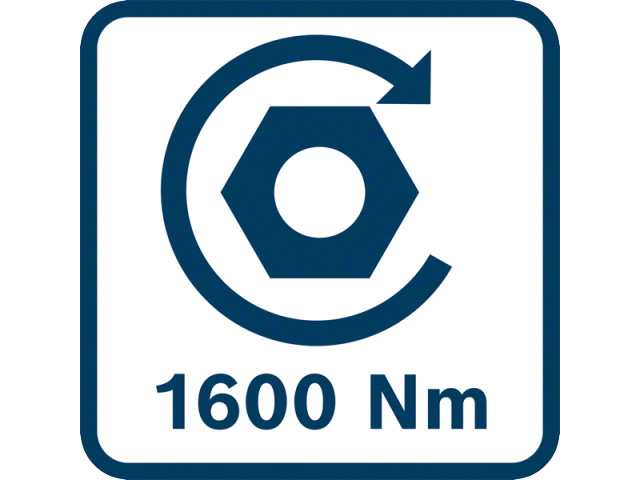 Akumulatorski udarni vijačnik Bosch GDS 18V-1600 HC, 18V, 1600Nm, 3.2kg 06019M1000